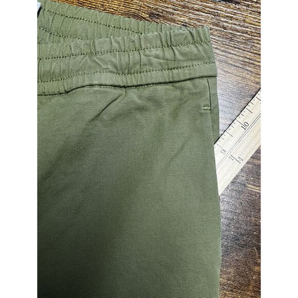 Inkerman Pants Mens 30 Olive Green Elastic Waist Drawstring Chino Stretch Casual - Picture 4 of 10